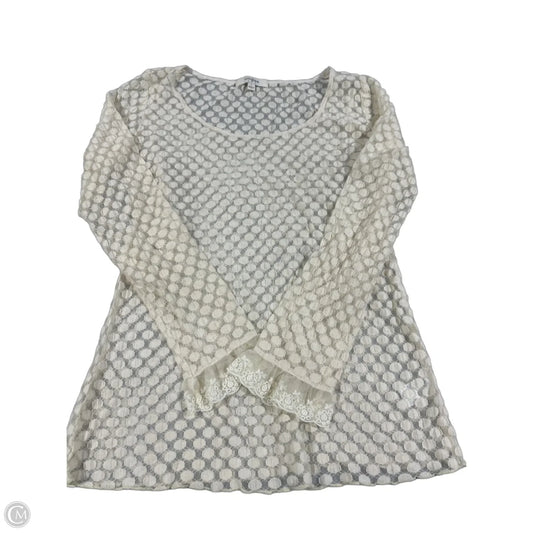 Top Long Sleeve By Umgee In Cream, Size: L