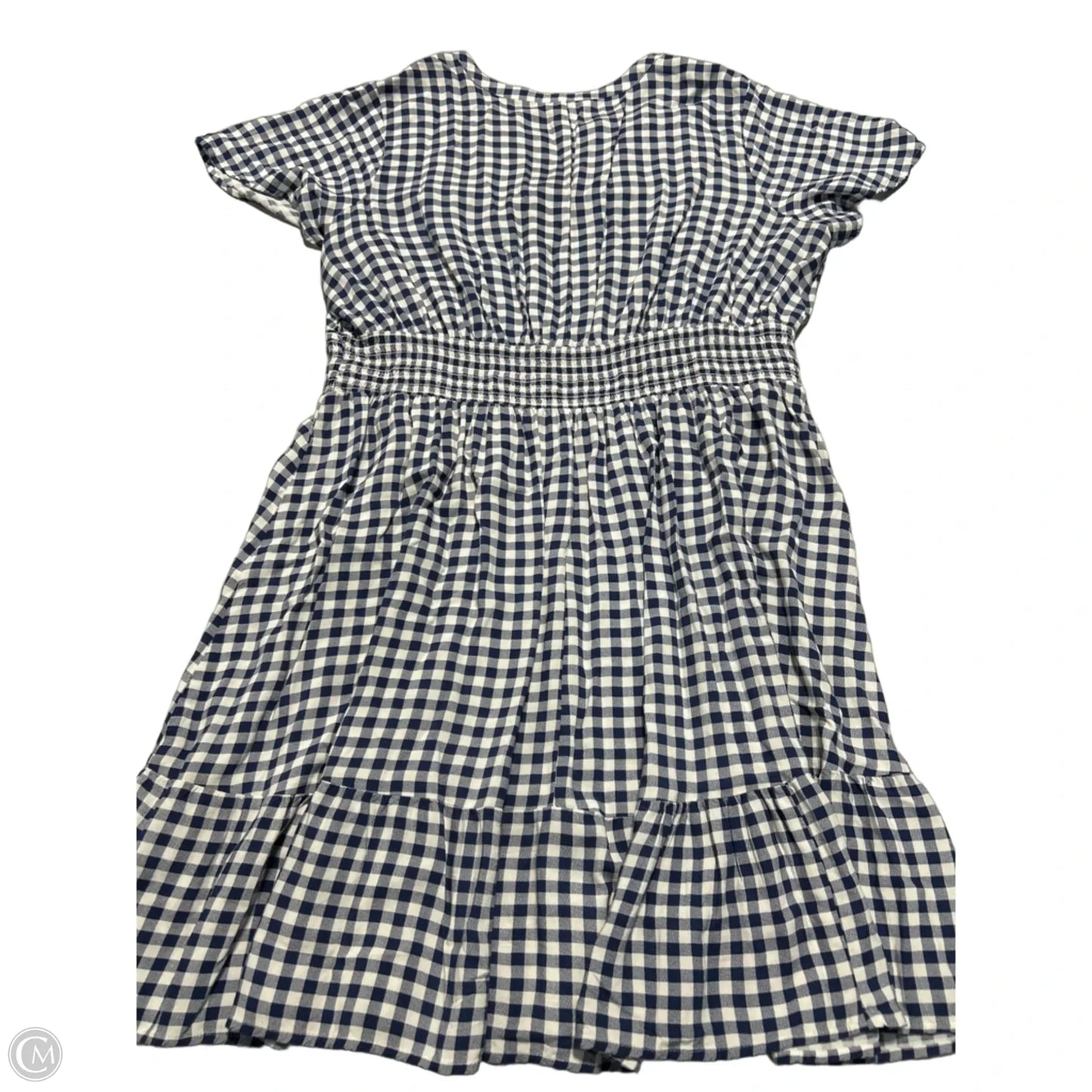 Dress Casual Midi By Croft And Barrow In Plaid Pattern, Size: 1x