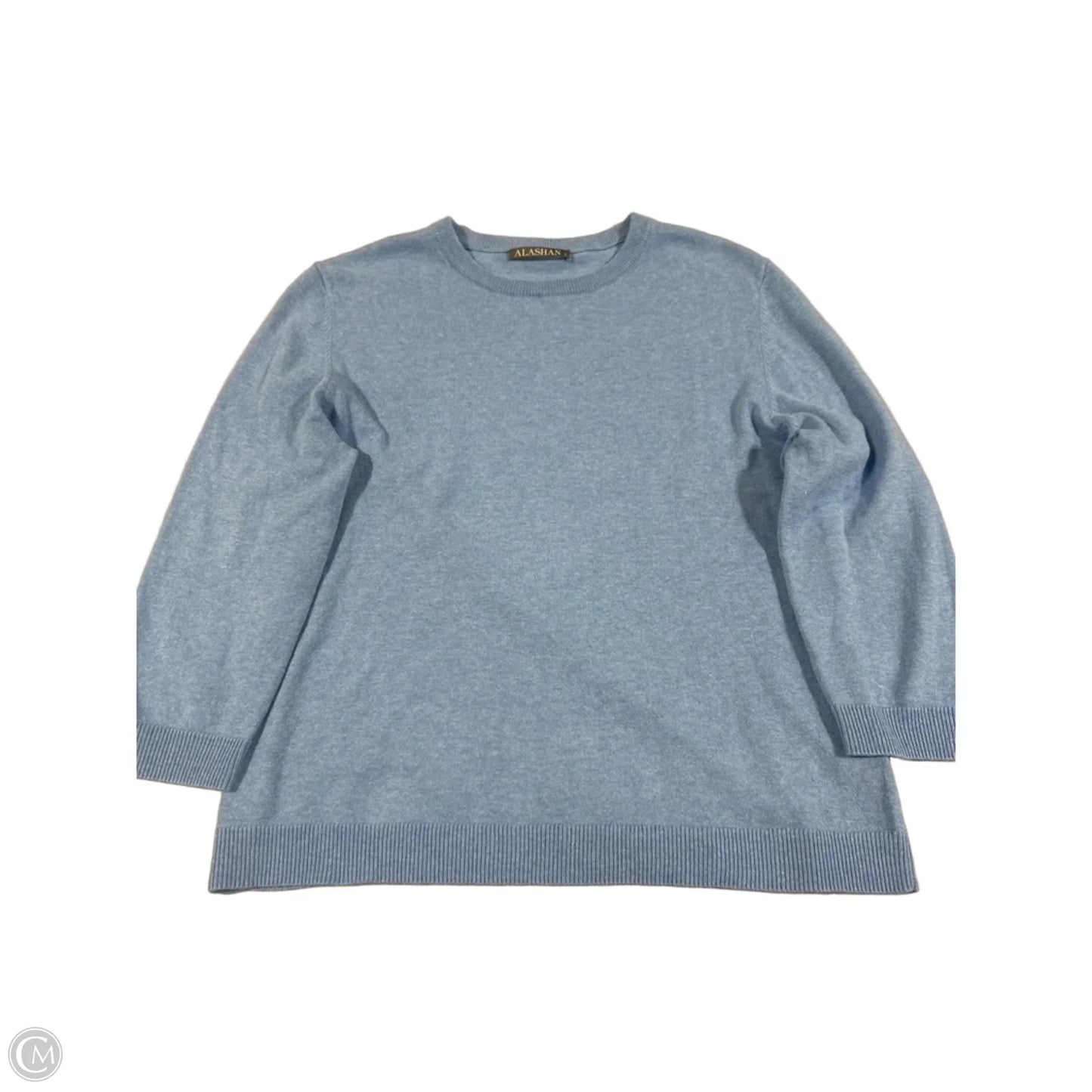 Top Long Sleeve By Cmc In Blue, Size: L