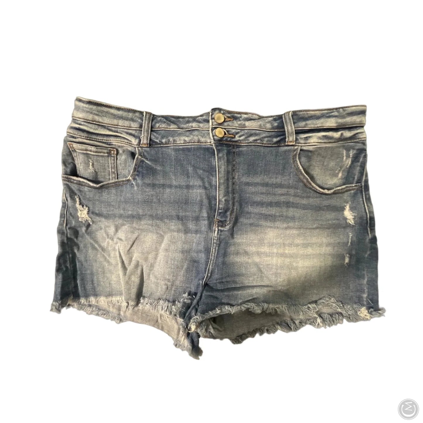 Shorts By Kancan In Blue Denim, Size: 18