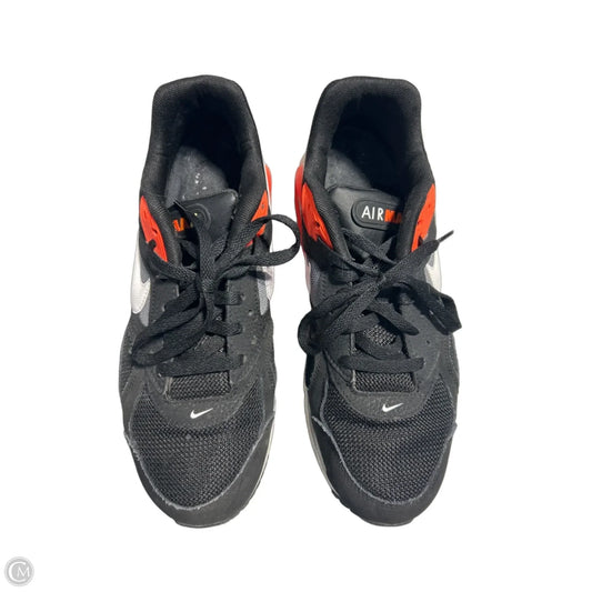 Shoes Sneakers By Nike In Black & Orange, Size: 8