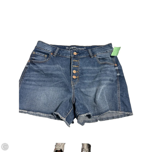 Shorts By Maurices In Blue Denim, Size: 14