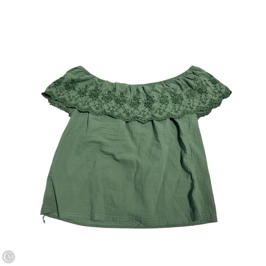 Top Short Sleeve By Mi Ami In Green, Size: M