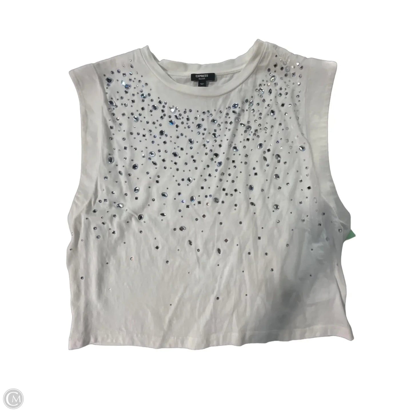 Tank Top By Express In White, Size: M