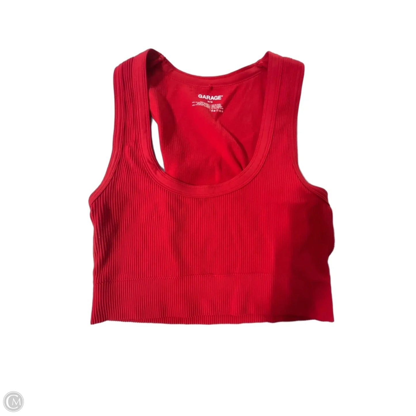 Tank Top By Garage In Red, Size: M