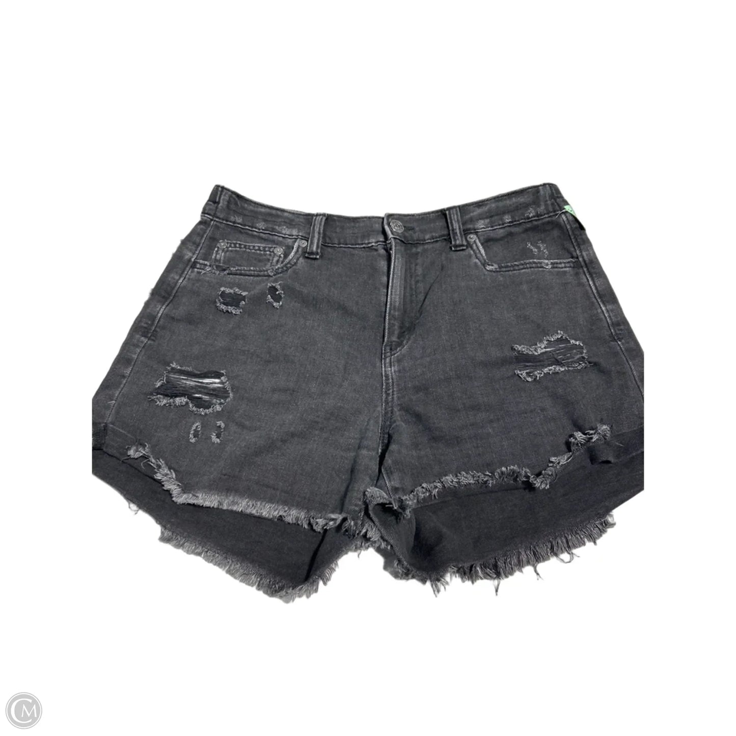 Shorts By Aerie In Black Denim, Size: M