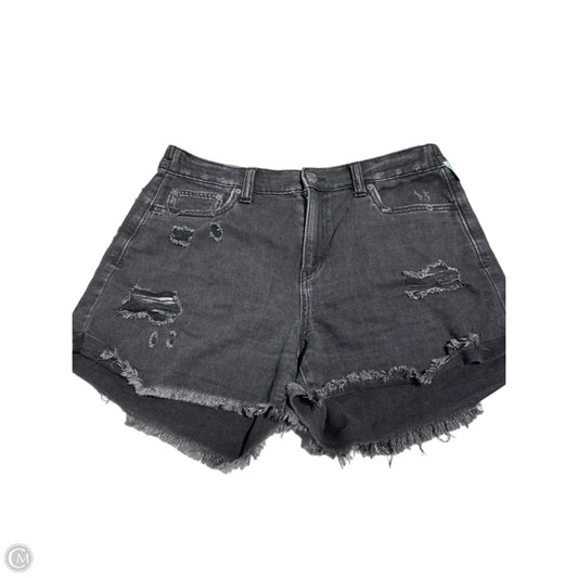 Shorts By Aerie In Black Denim, Size: M