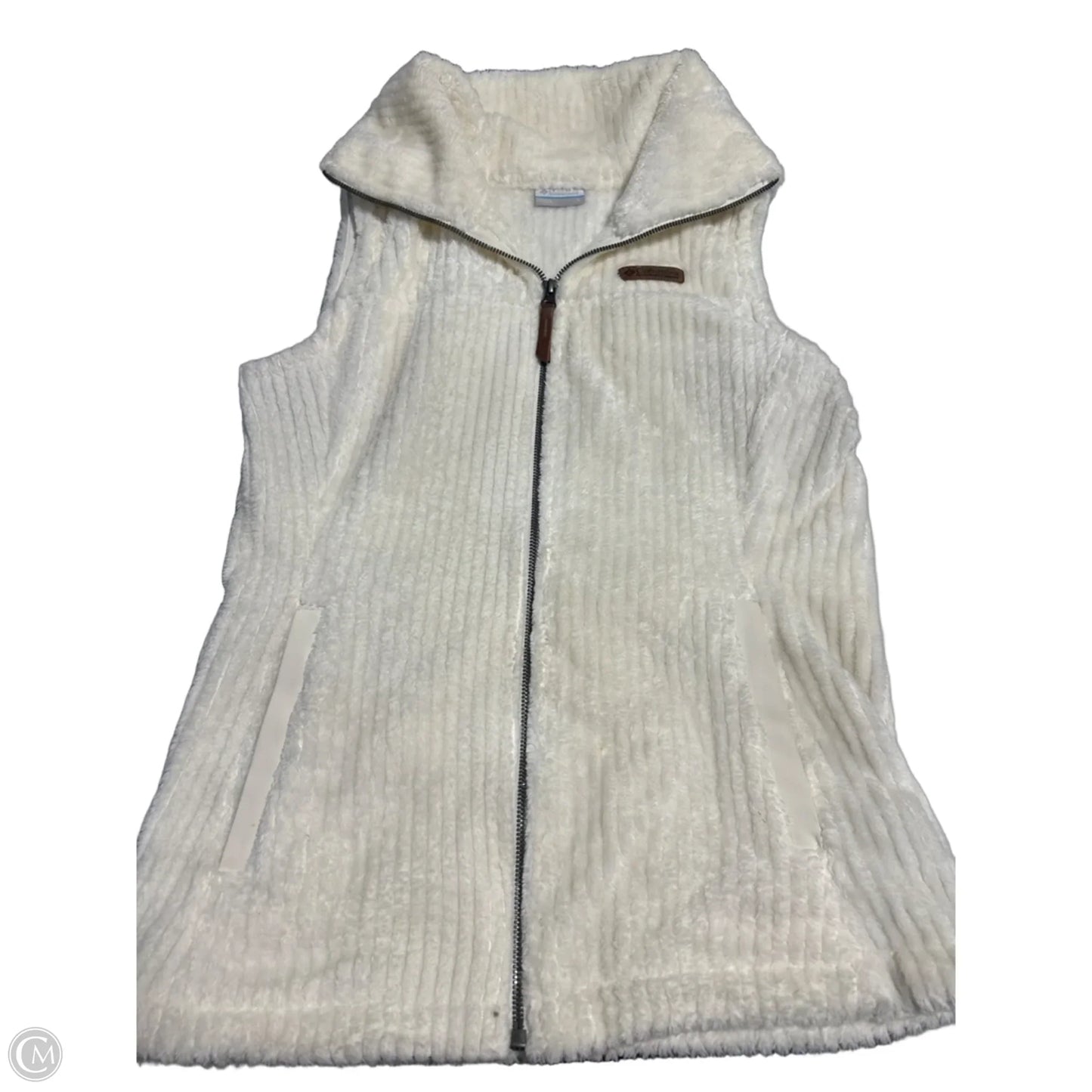 Vest Fleece By Columbia In White, Size: S