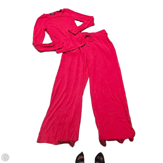 Lounge Set Pants By Automet In Red, Size: S