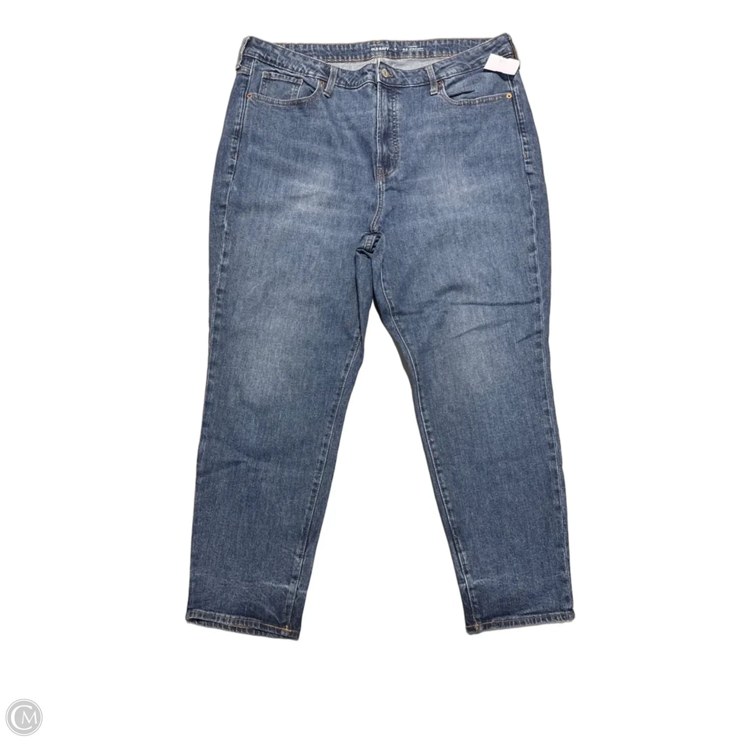 Jeans Straight By Old Navy In Blue Denim, Size: 18