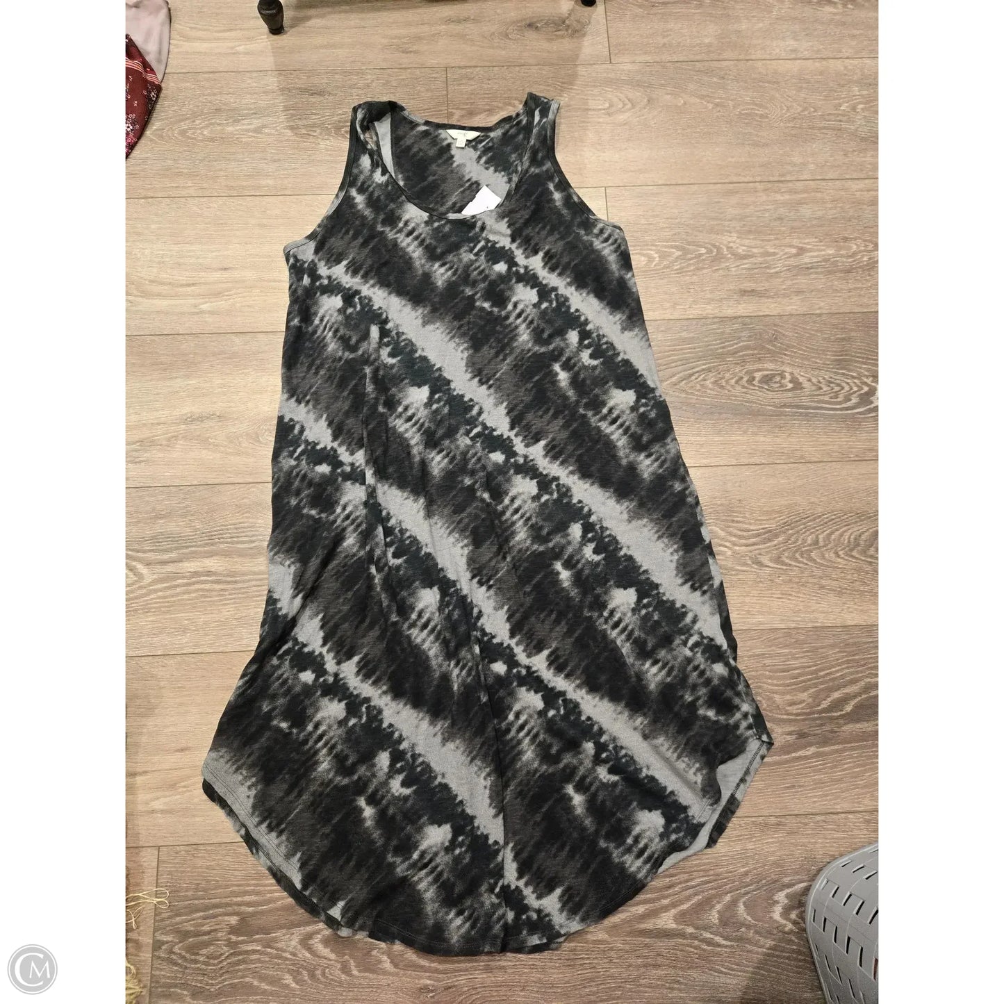 Dress Casual Maxi By Terra & Sky In Grey, Size: 1x