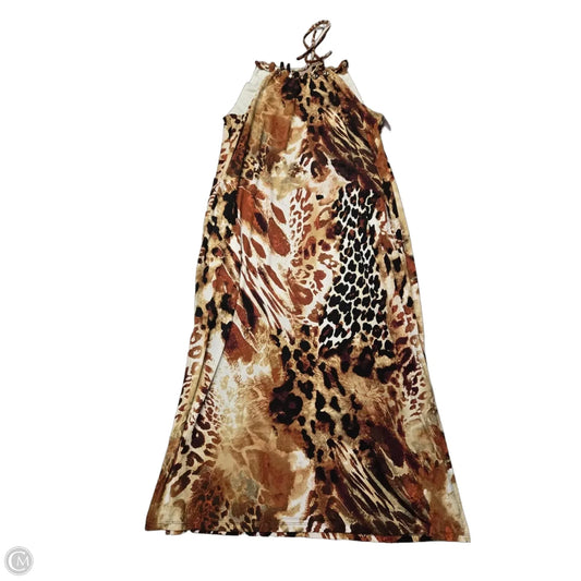 Dress Casual Maxi By Cmc In Animal Print, Size: XLP