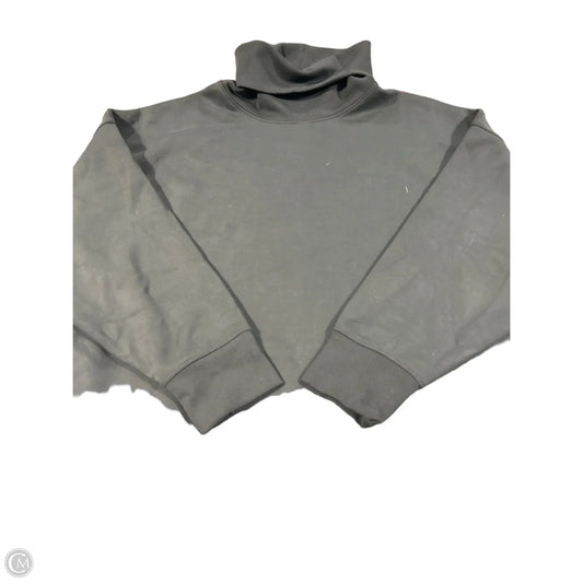 Athletic Top Long Sleeve Collar By All In Motion In Black, Size: M