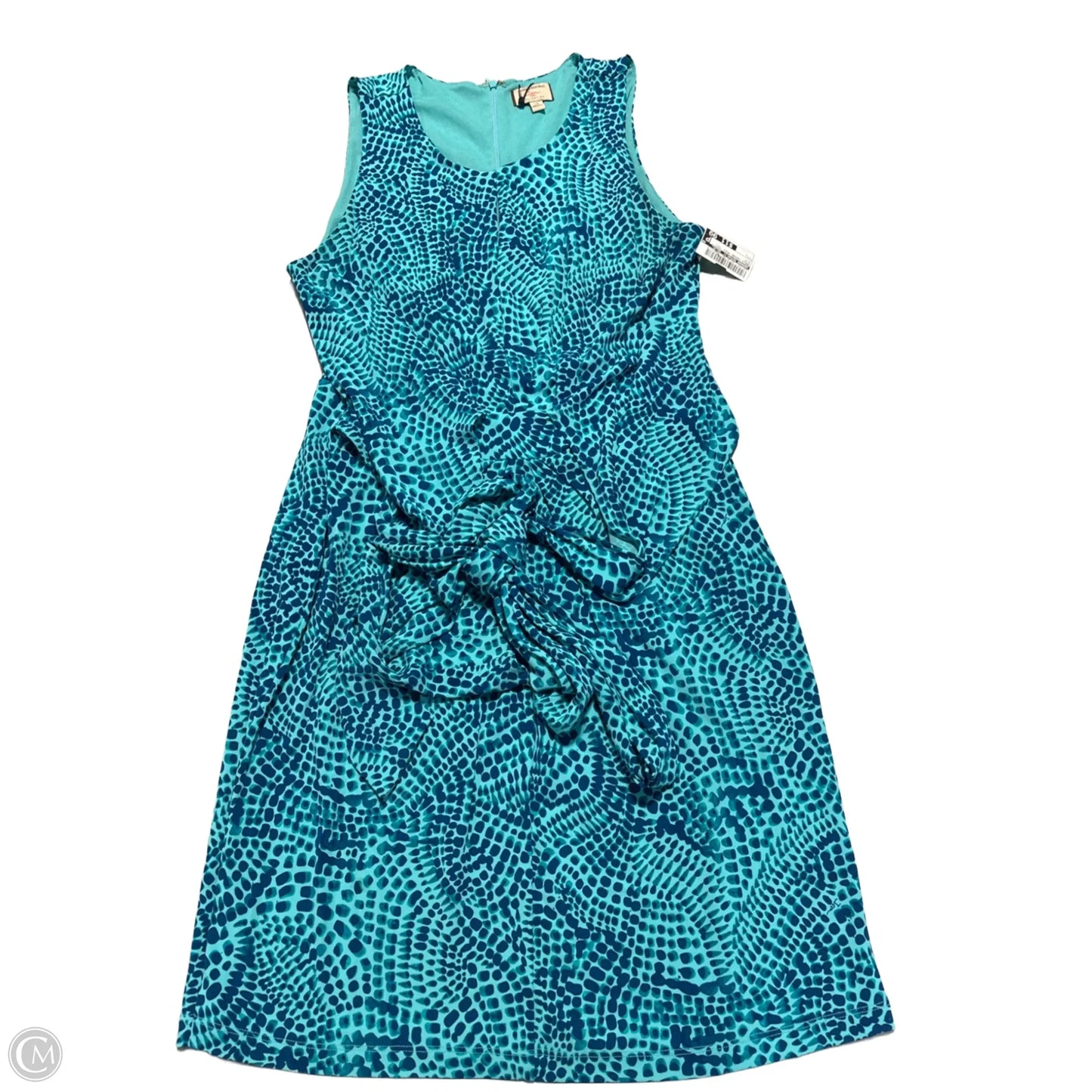 Dress Casual Midi By Banana Republic In Blue, Size: L