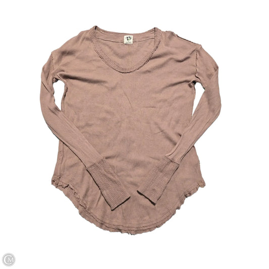 Top Long Sleeve By We The Free In Pink, Size: Xs