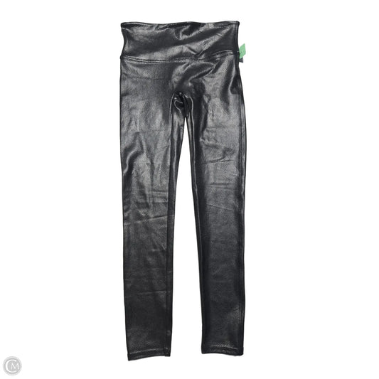 Athletic Leggings By Spanx In Silver, Size: M