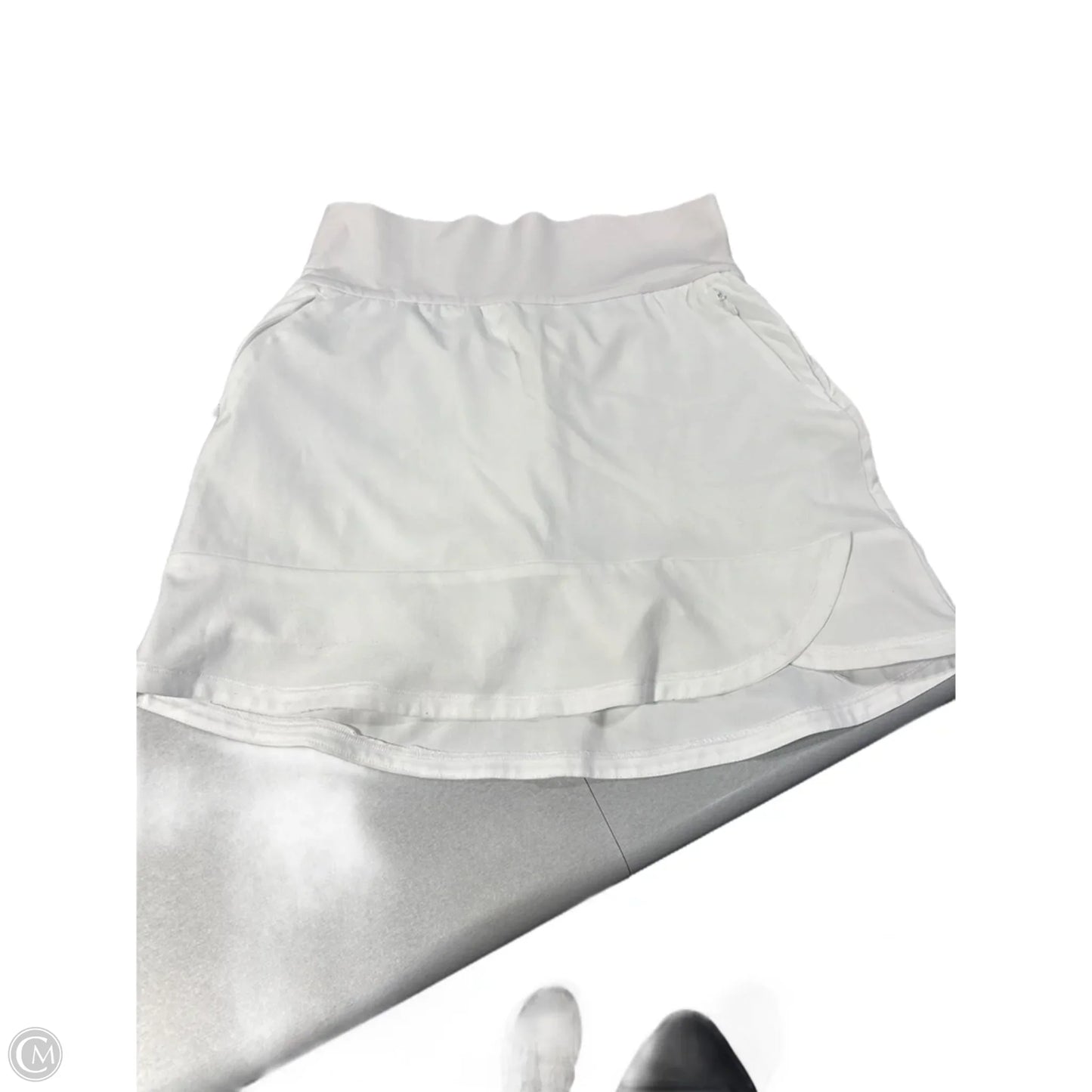 Athletic Skirt By Adidas In White, Size: Xs