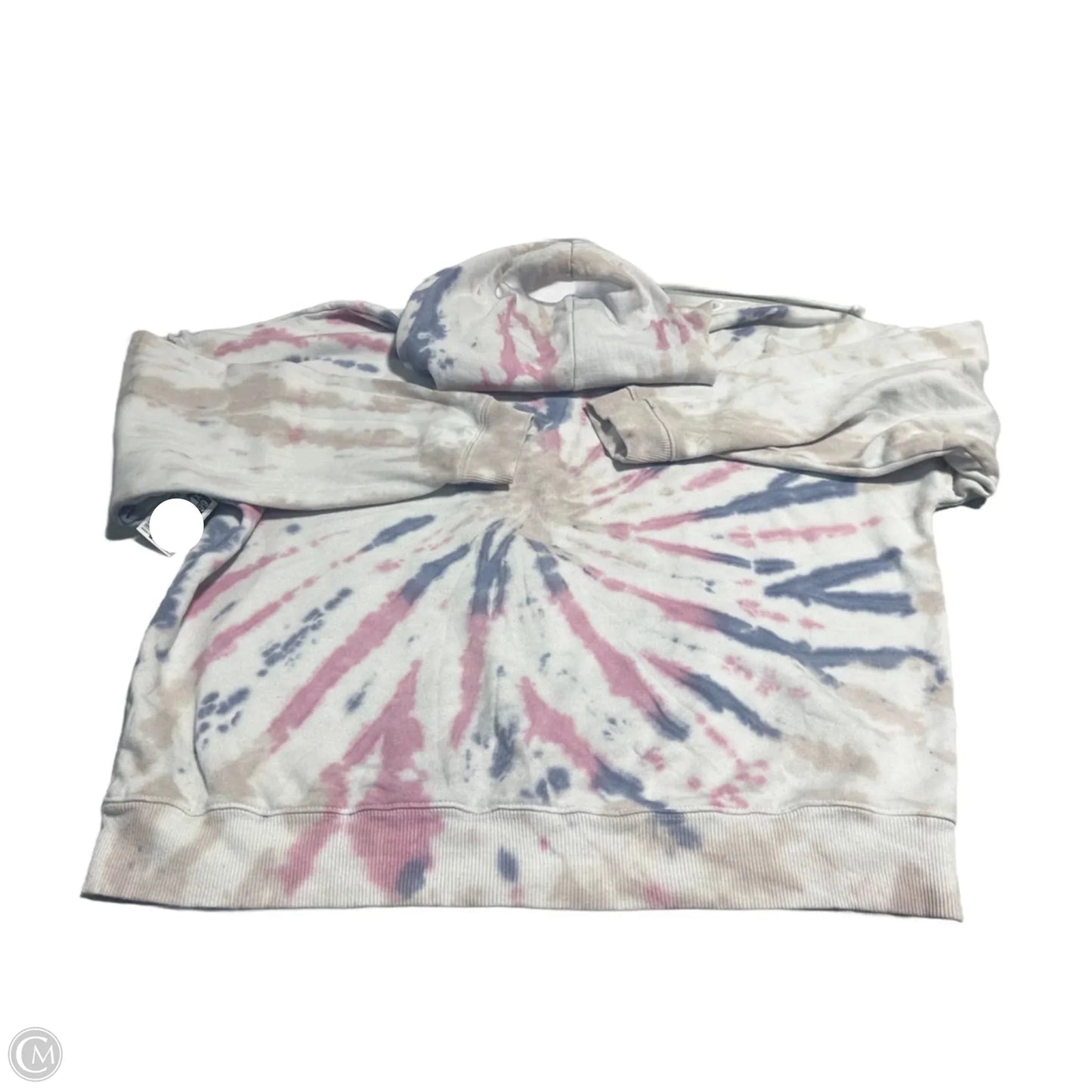 Sweatshirt Hoodie By Aeropostale In Tie Dye Print, Size: Xl