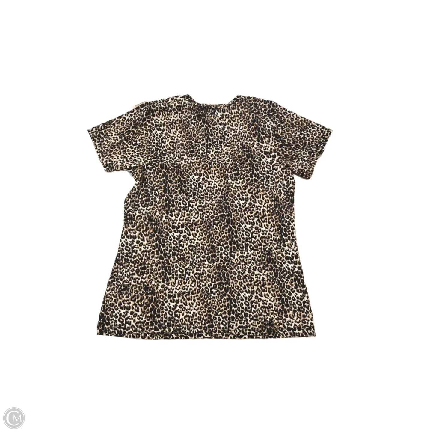 Top Short Sleeve By Socialite In Animal Print, Size: M