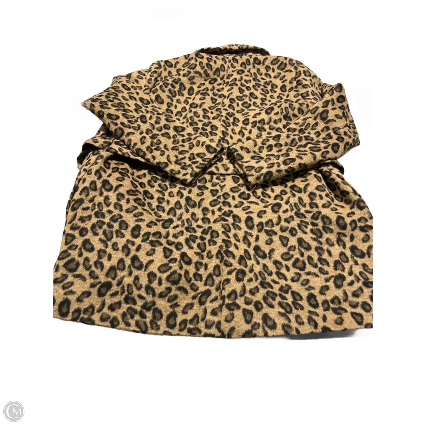 Coat Peacoat By Mudpie In Animal Print, Size: M