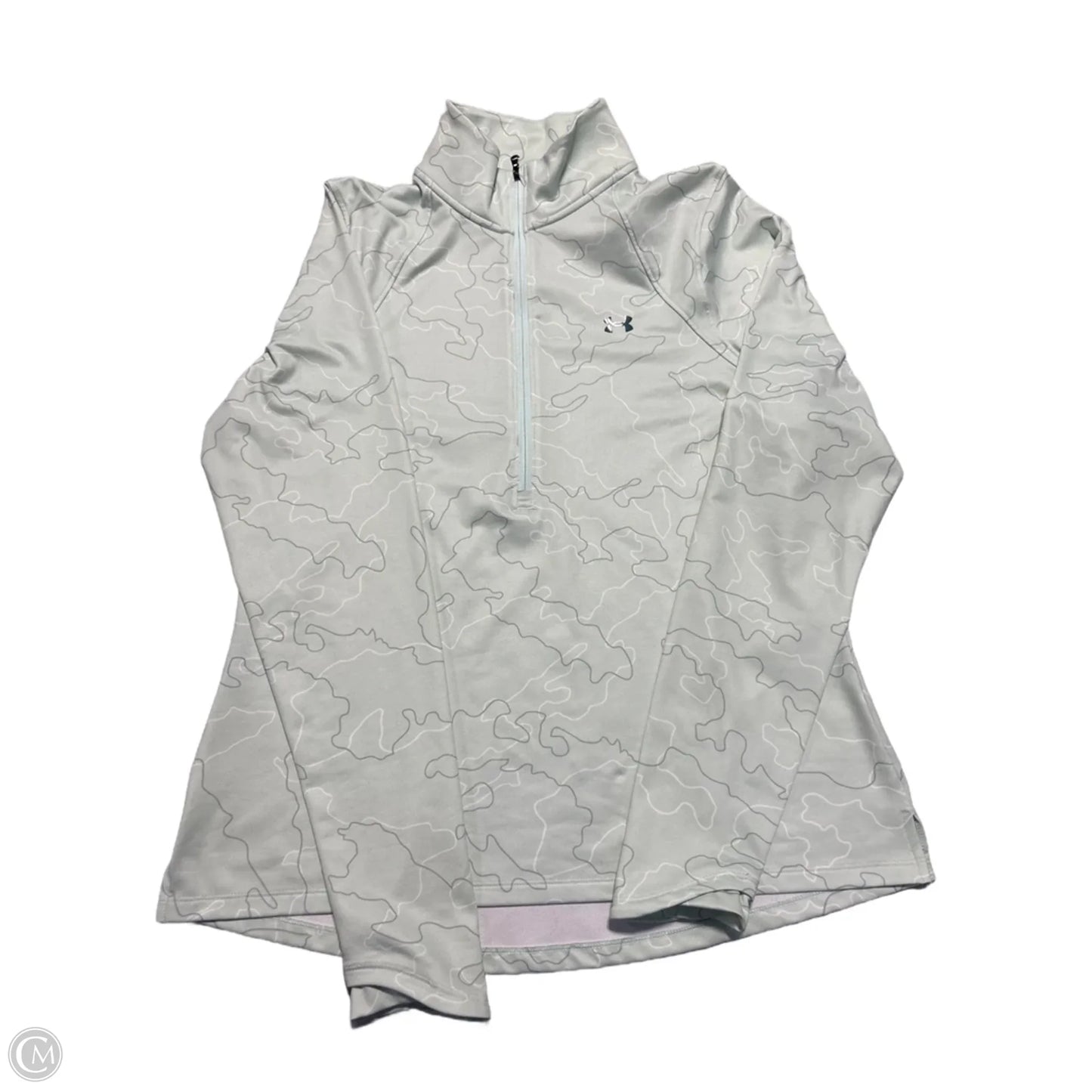 Athletic Jacket By Under Armour In Green, Size: L