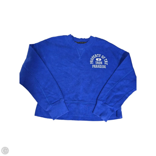 Sweatshirt Crewneck By Under Armour In Blue, Size: Xs