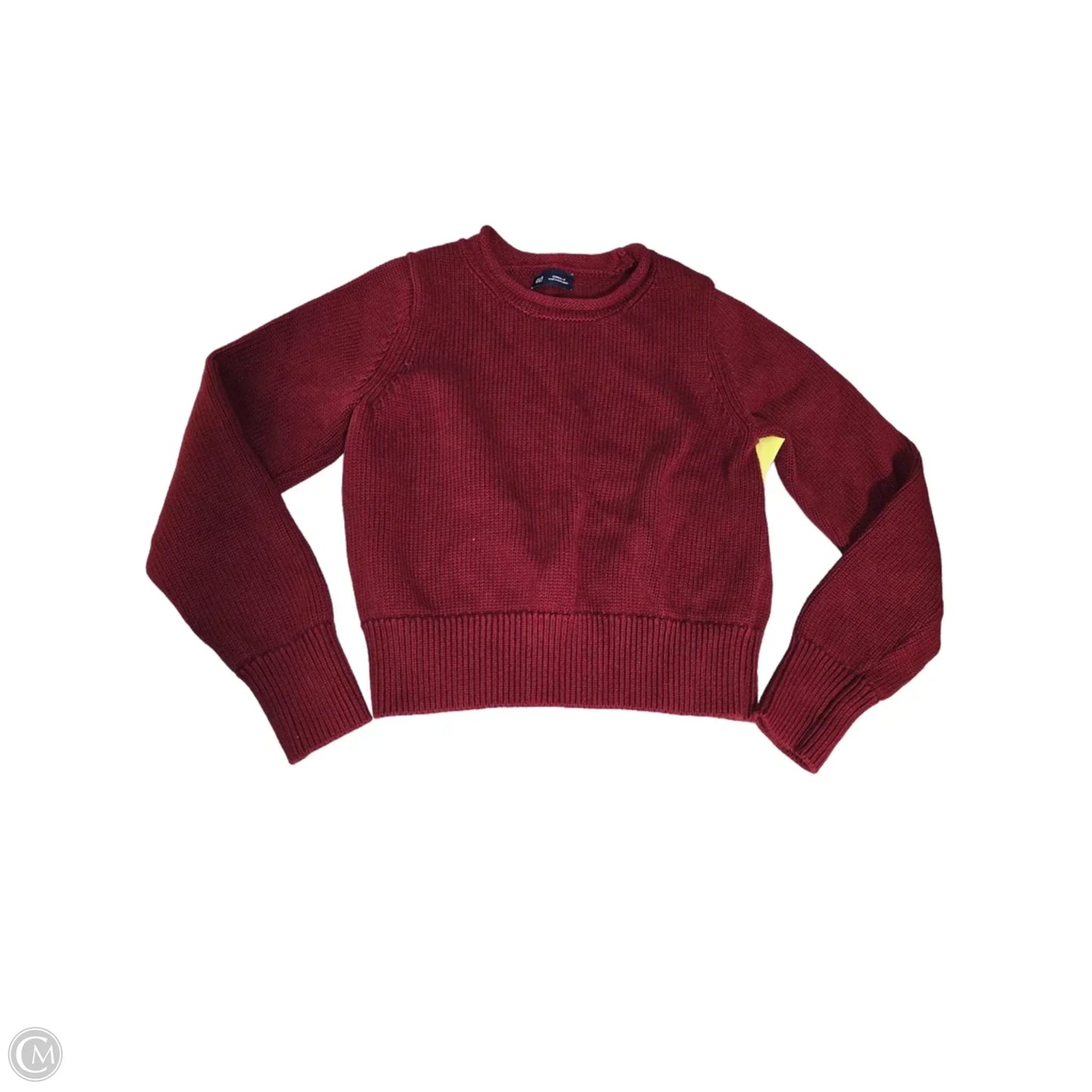 Sweater By Gap In Maroon, Size: Xs