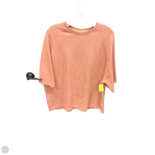 Top Short Sleeve By We The Free In Orange, Size: S