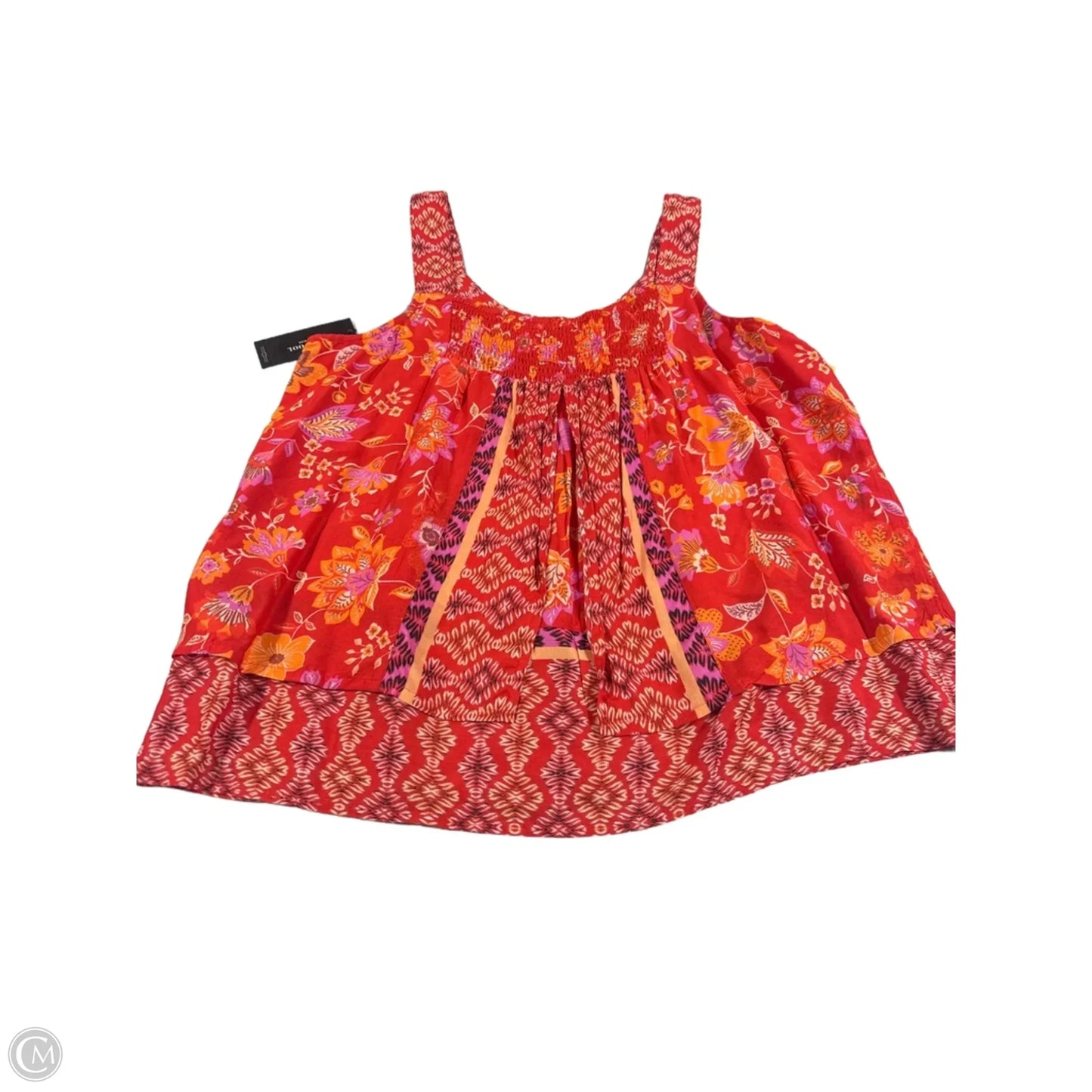 Tank Top By Liverpool In Orange & Red, Size: S