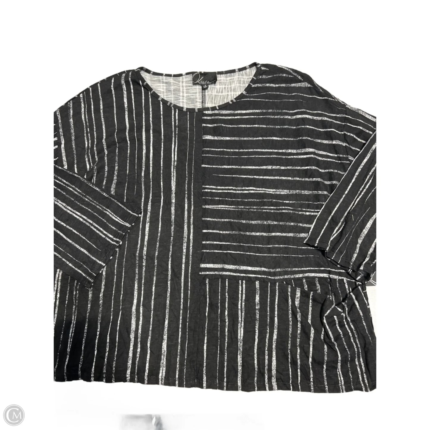 Top Long Sleeve By Habitat In Black, Size: S