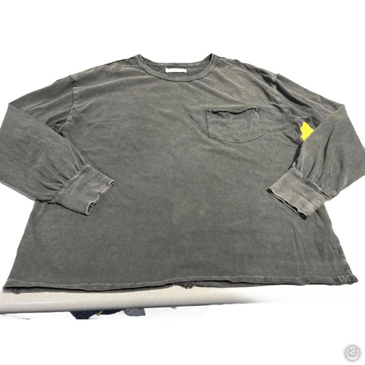 Top Long Sleeve By We The Free In Grey, Size: Xl