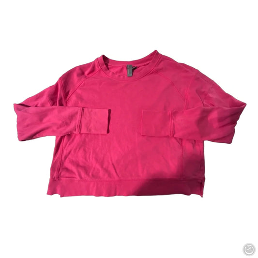 Sweatshirt Collar By Sweaty Betty In Pink, Size: L