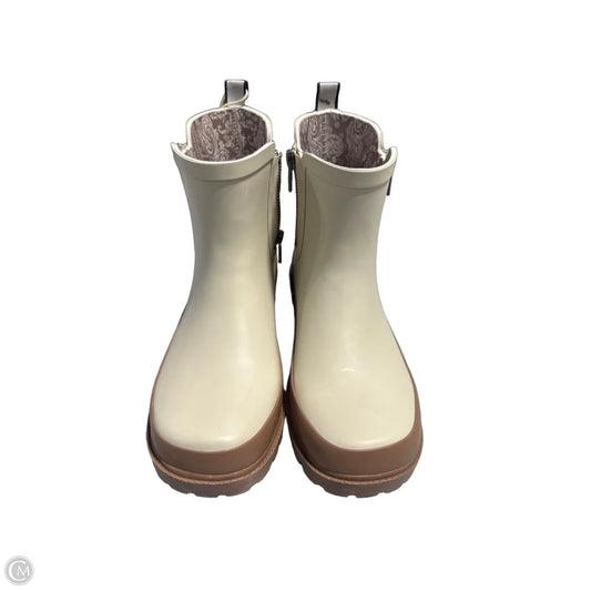 Boots Ankle Flats By Lucky Brand In Cream, Size: 8