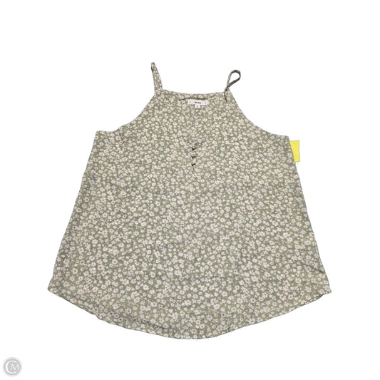 Tank Top By Mine In Floral Print, Size: M