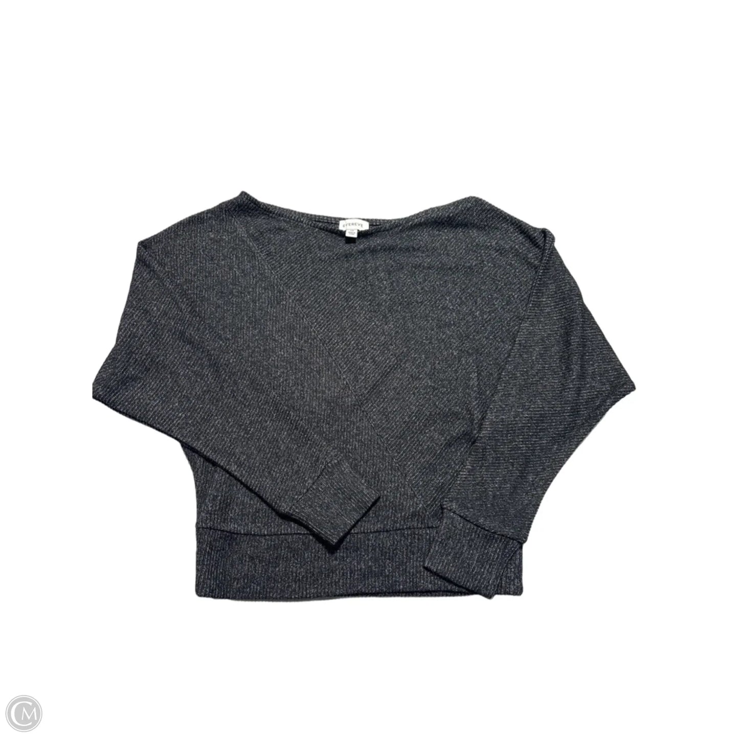 Top Long Sleeve By Evereve In Grey, Size: Xs
