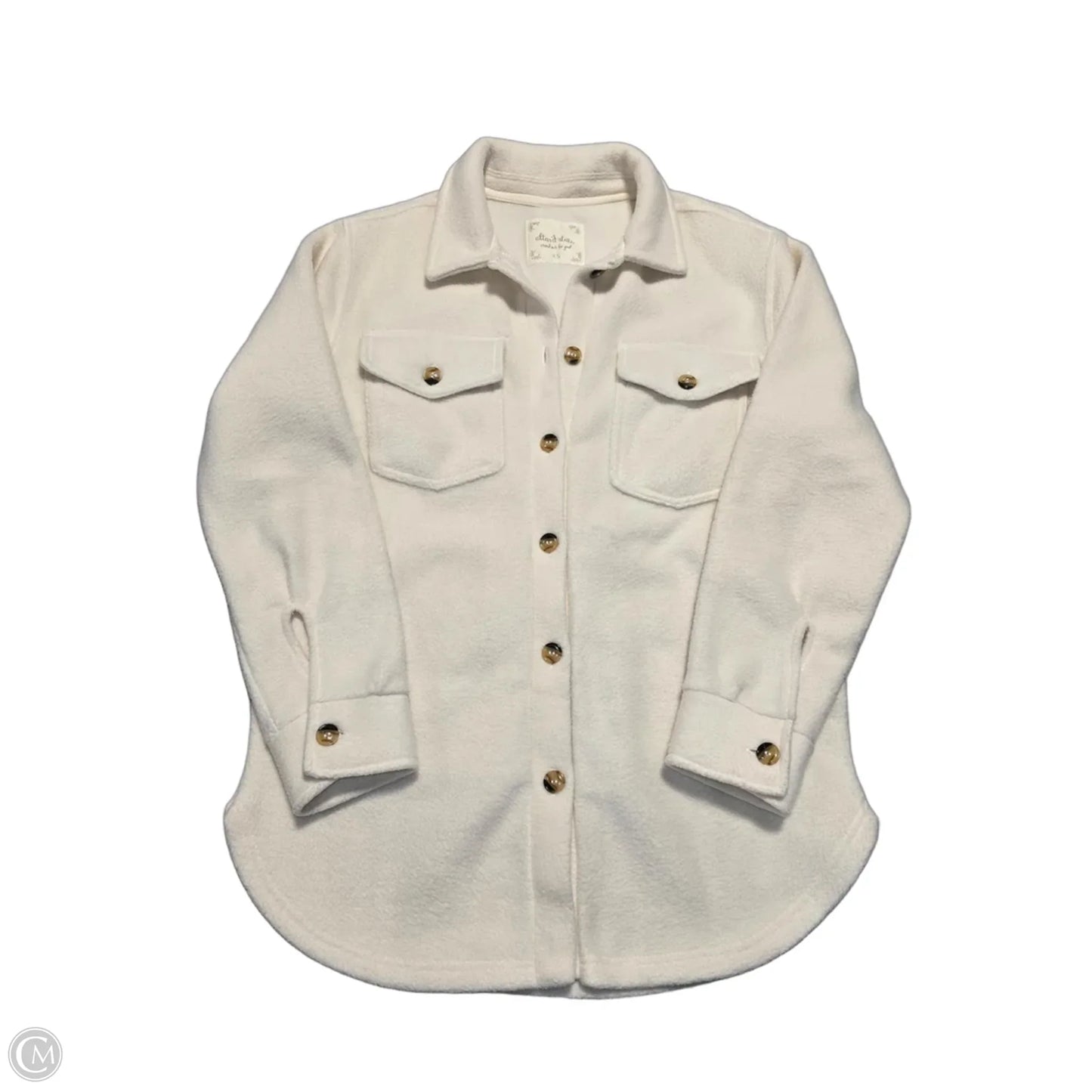 Jacket Fleece By Altard State In Cream, Size: Xs