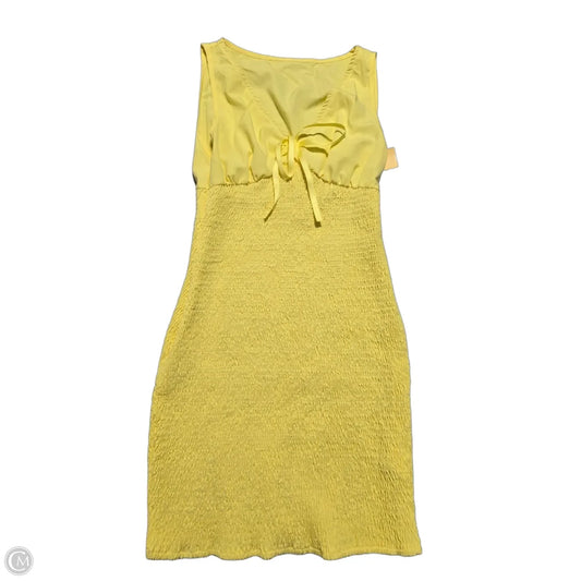 Dress Casual Midi By Shein In Yellow, Size: M