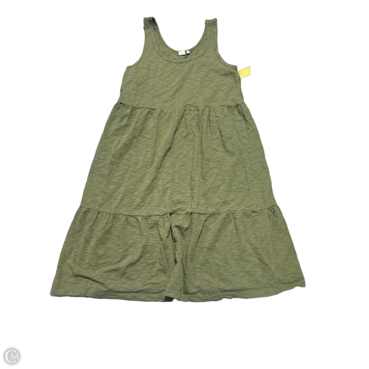Dress Casual Midi By Gap In Green, Size: M