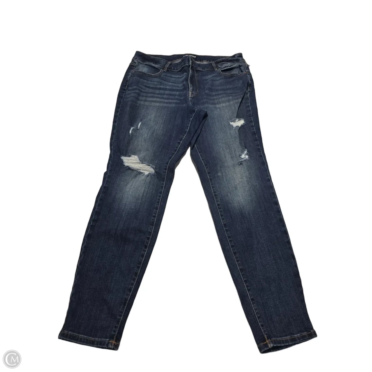 Jeans Skinny By Maurices In Blue Denim, Size: 20