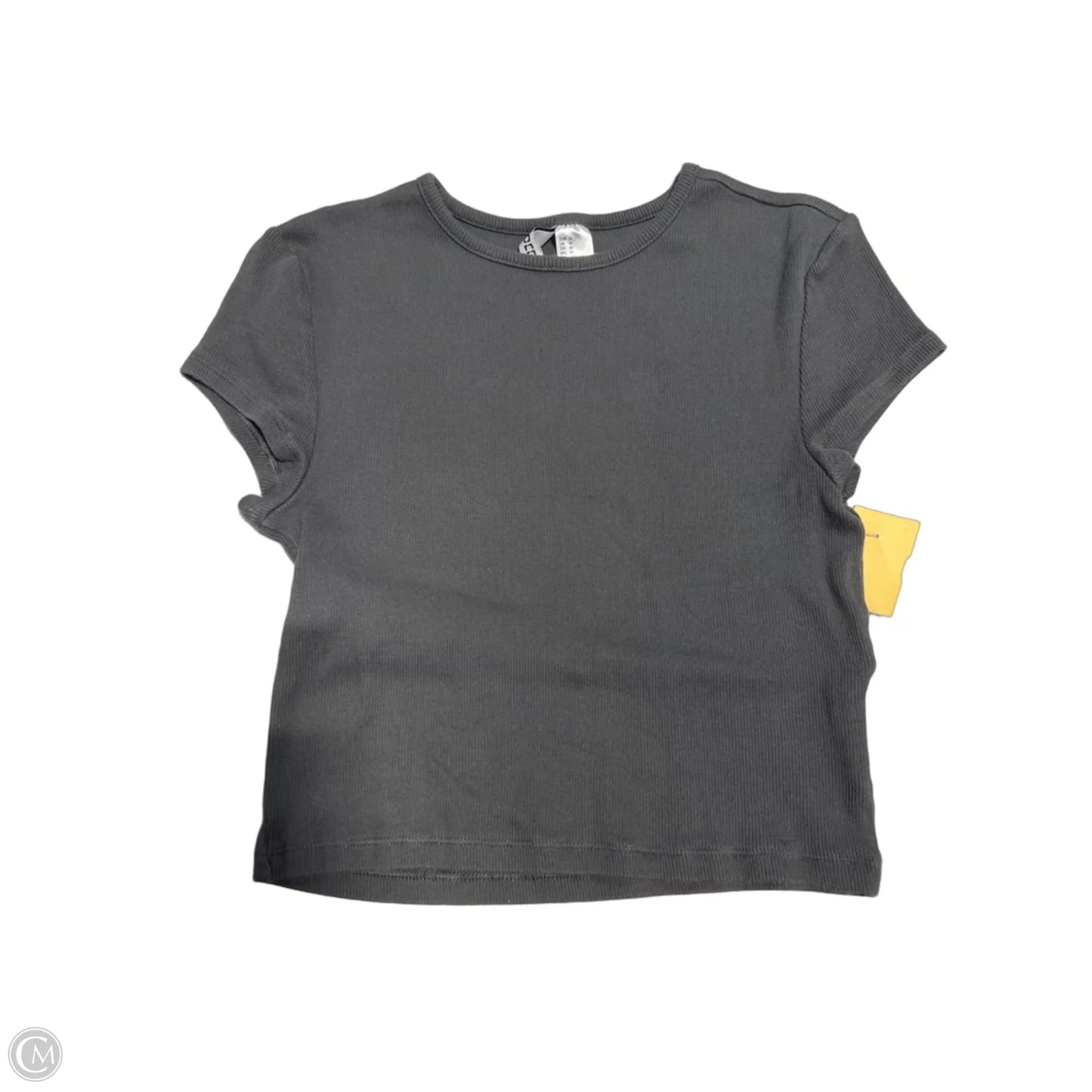 Top Short Sleeve By Divided In Grey, Size: M