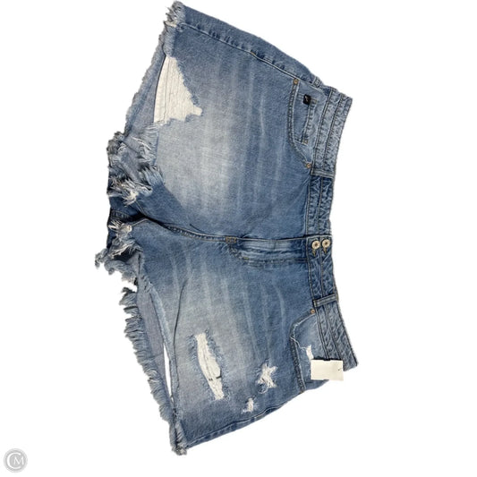 Shorts By Kancan In Blue Denim, Size: 3x
