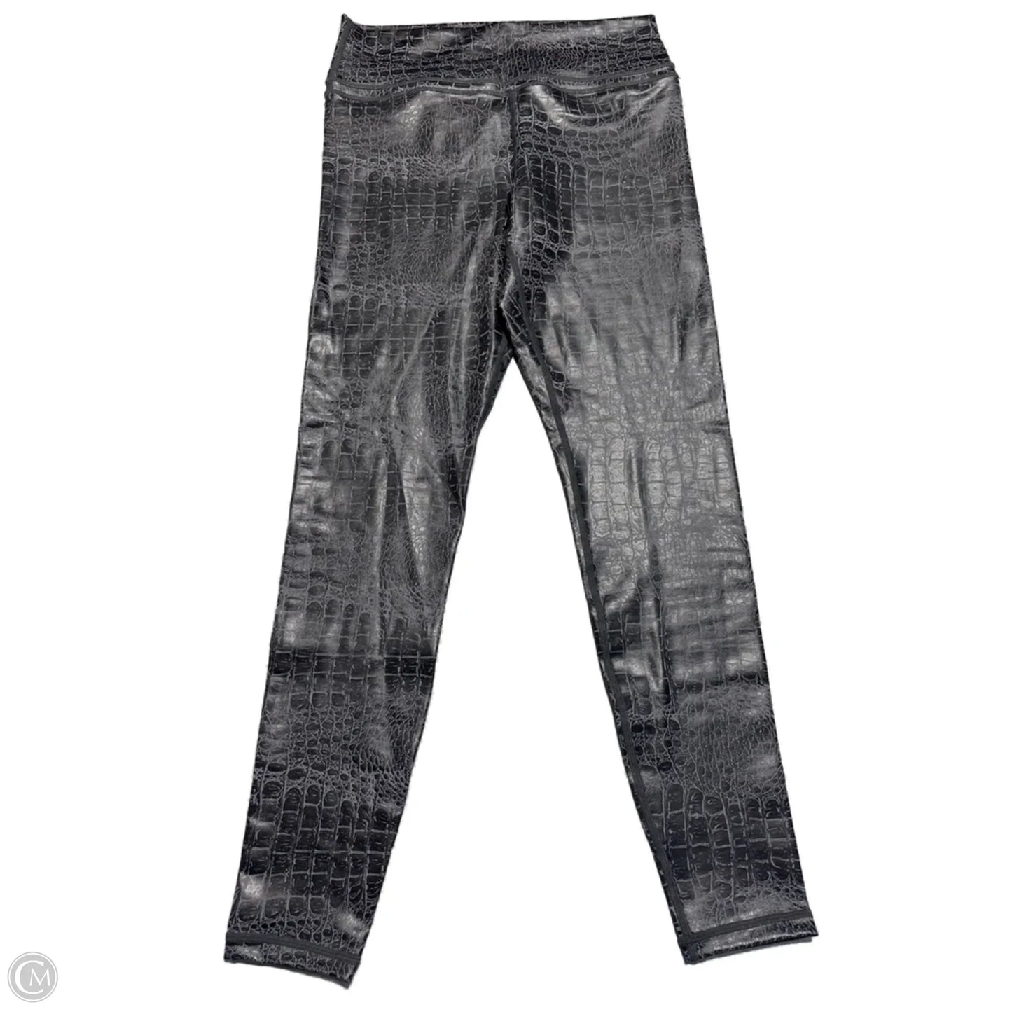 Athletic Leggings By Zyia In Black & Grey, Size: Xl