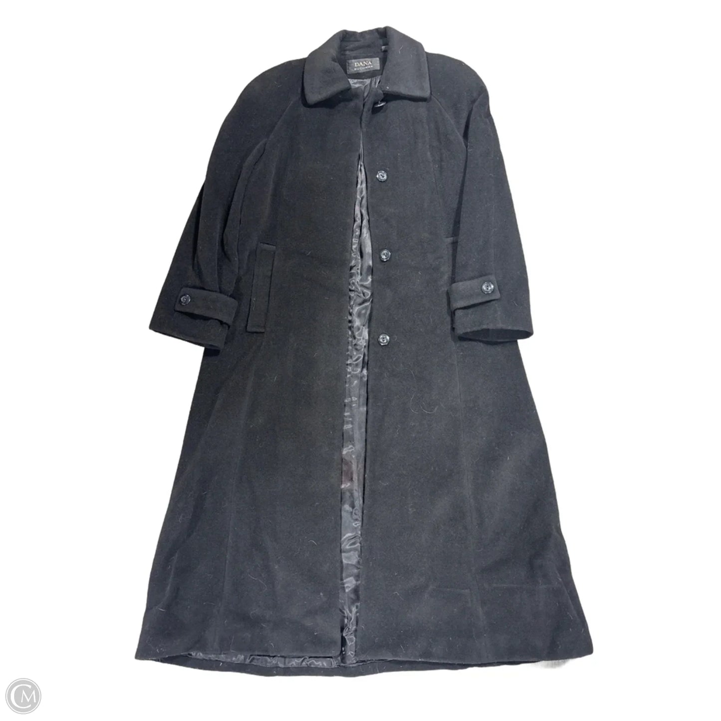 Coat Peacoat By Dana Buchman In Black, Size: S