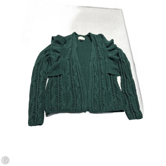 Sweater Cardigan By Universal Thread In Green, Size: S