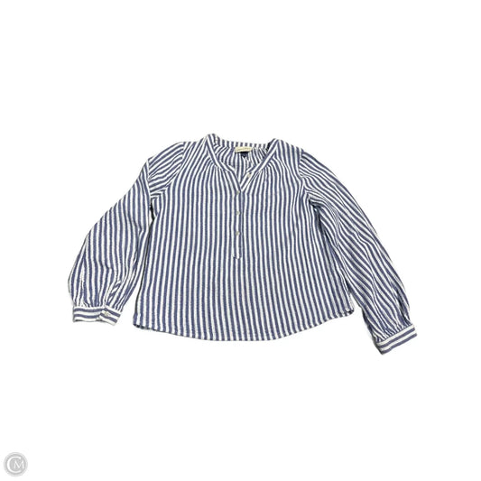 Tunic Long Sleeve By Universal Thread In Striped Pattern, Size: S