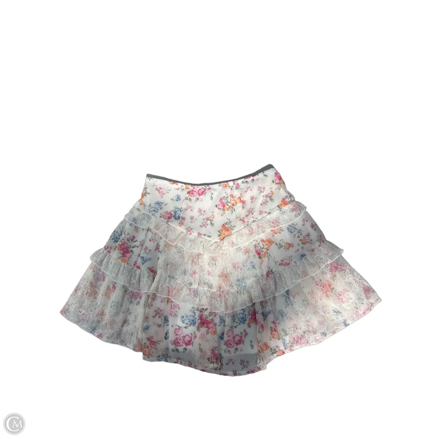 Skirt Mini & Short By Francesca’s In Floral Print, Size: Xs