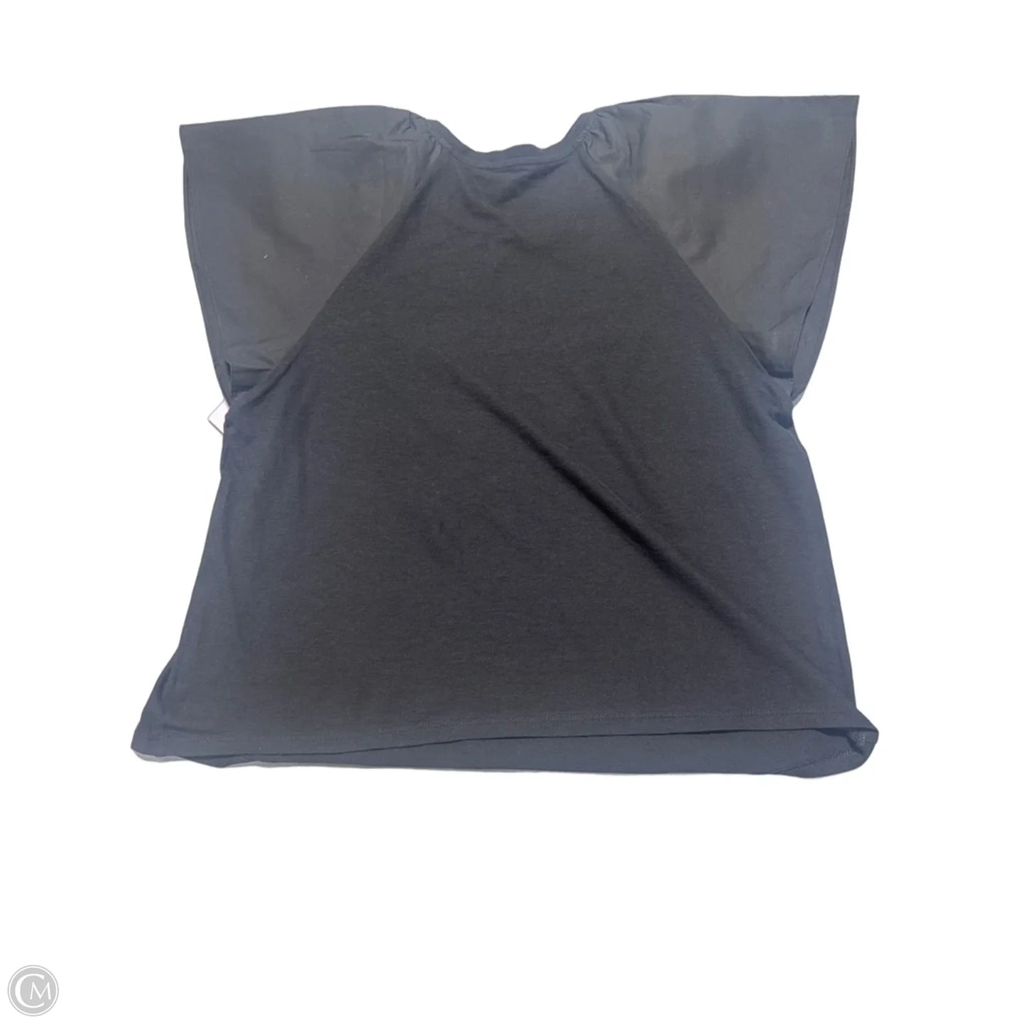 Top Short Sleeve By Gap In Black, Size: M