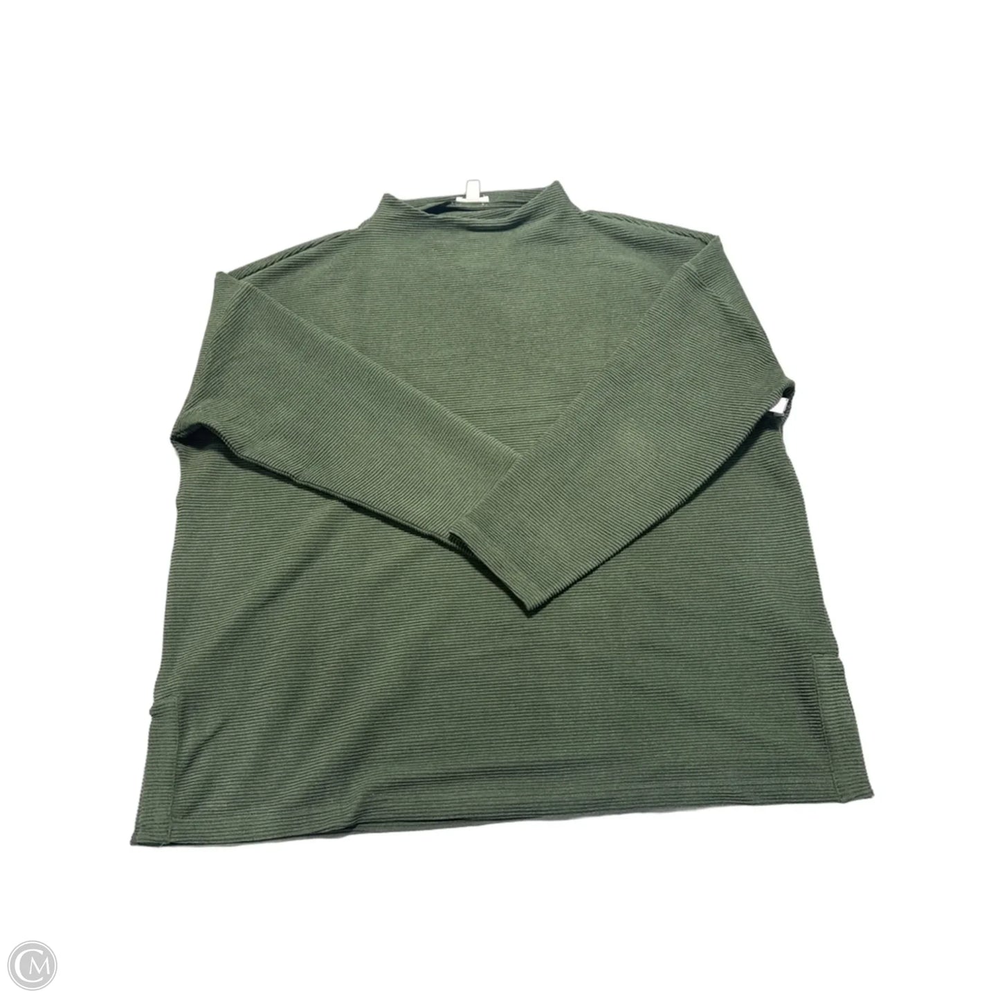 Top Long Sleeve By Tribal In Green, Size: Xl