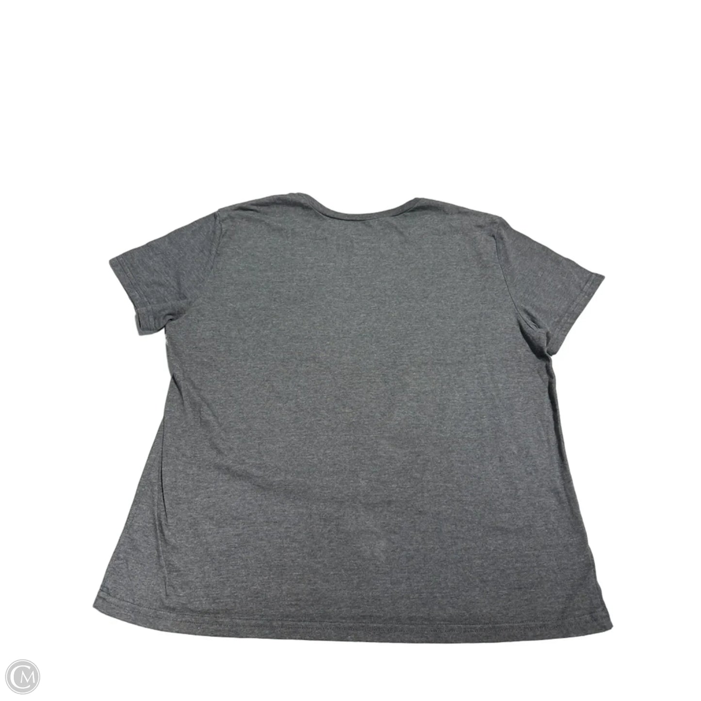 Top Short Sleeve Basic By Cmf In Grey, Size: Xl