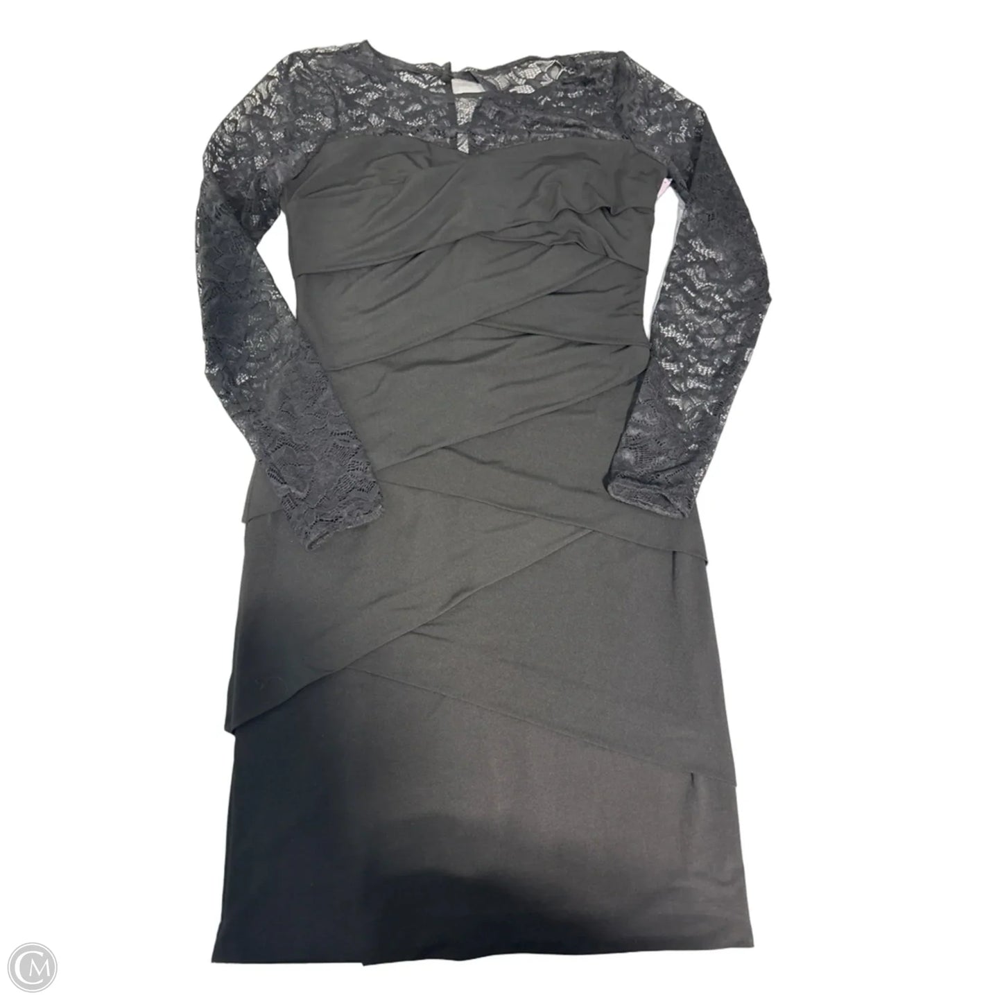 Dress Casual Midi By White House Black Market In Black, Size: M